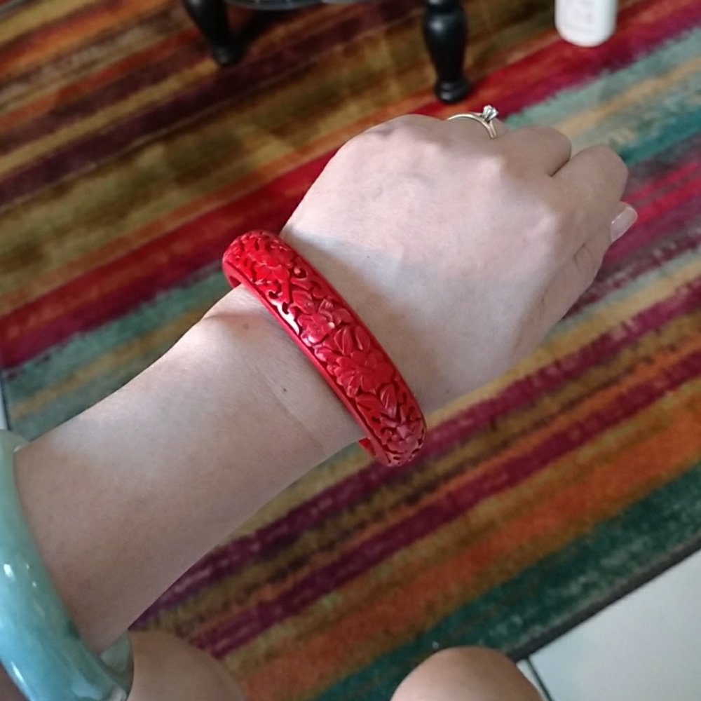 Cinnabar bangle